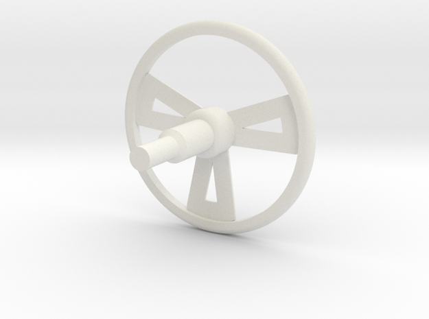 XJ Dash Steering Wheel XJ in White Natural Versatile Plastic