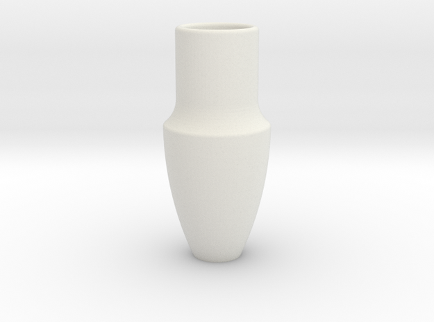 vase in White Natural Versatile Plastic