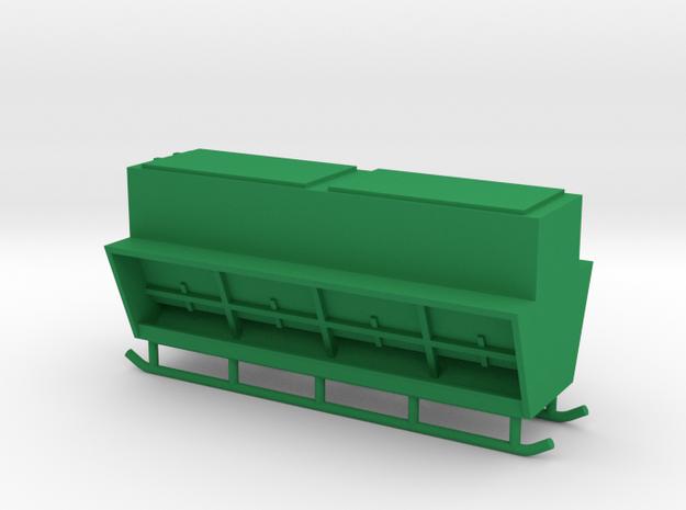 1/64 Creep Feeder on Rails in Green Processed Versatile Plastic
