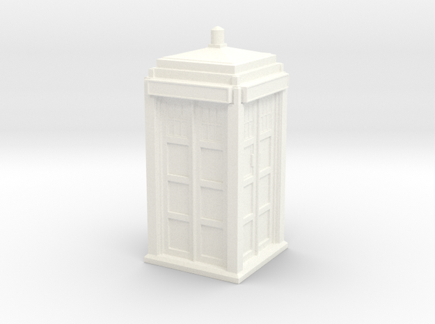 The Physician's Blue Box in 1/48 scale (Hollow) in White Processed Versatile Plastic