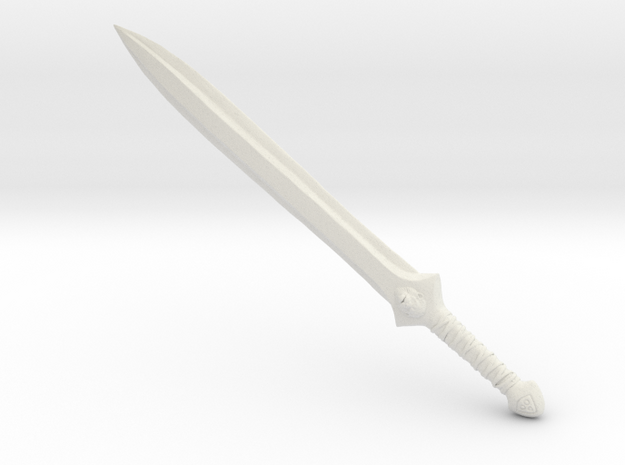 Sword of Hercules - 1/4 scale in White Natural Versatile Plastic