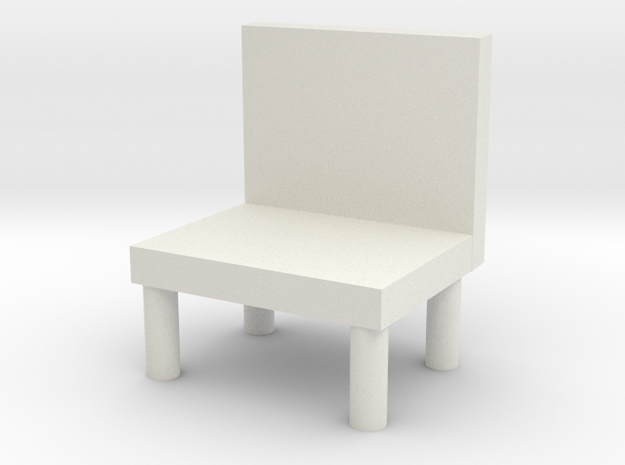 chair in White Natural Versatile Plastic: Medium