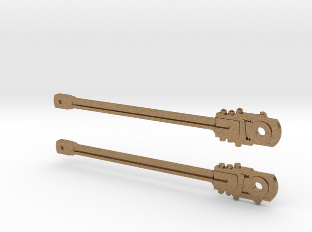 HO Scale Main Rods in Natural Brass
