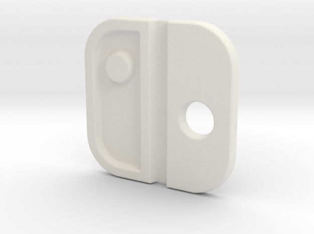 Switch Logo: Version 1 in White Natural Versatile Plastic