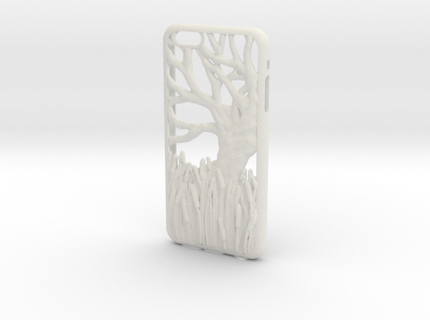 TreeWcattails Iphone 6+ in White Natural Versatile Plastic