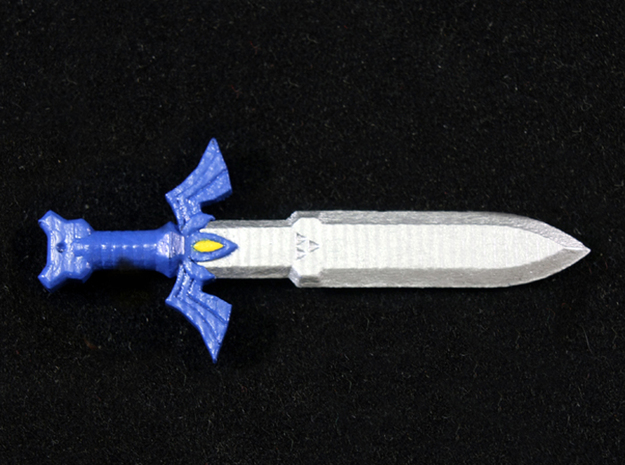 Toon Master Sword in Smooth Fine Detail Plastic