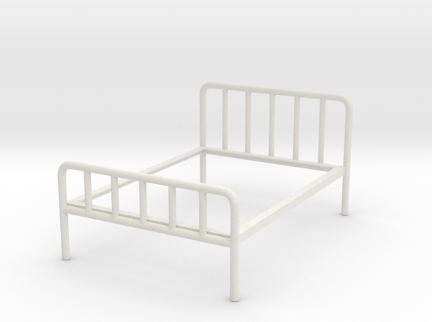 1-12 Iron (Bed Not full size) in White Natural Versatile Plastic