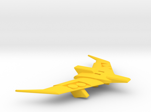Hot-Headed Captain's Spoiler for Titans in Yellow Processed Versatile Plastic