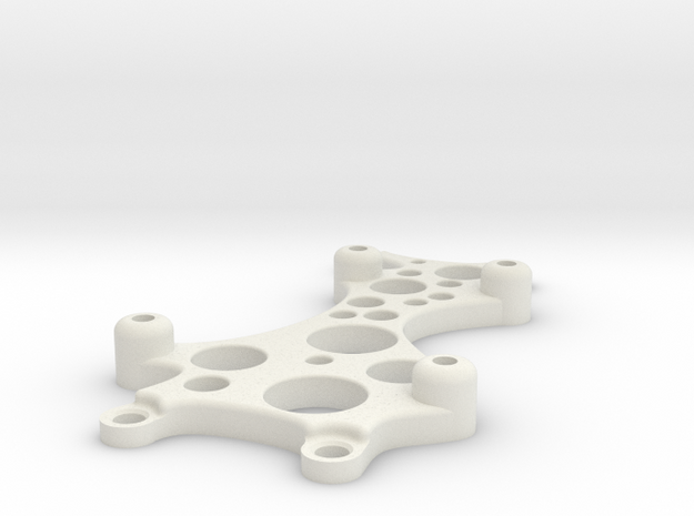 ArduinoUnoLaserBlockMount in White Natural Versatile Plastic
