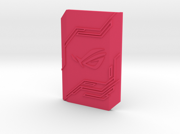 2-way SLI bridge cover (7cm) - ROG in Pink Processed Versatile Plastic