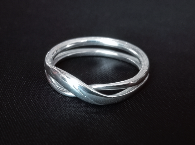Eternity-ring in Polished Silver: 5.5 / 50.25