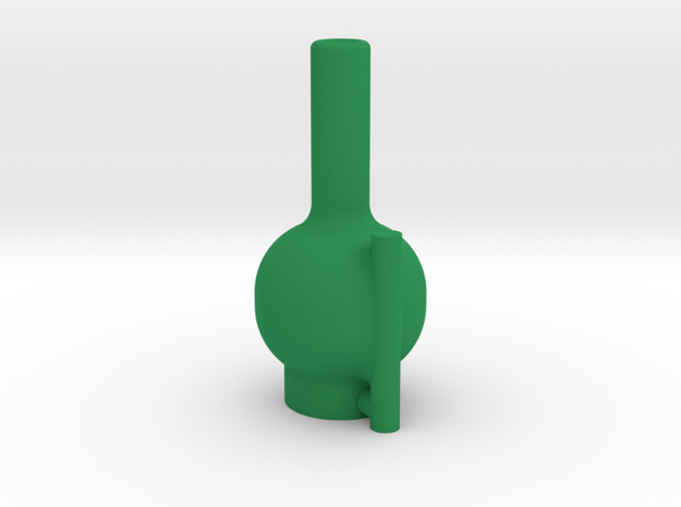1/10 SCALE "THC"BONG in Green Processed Versatile Plastic: 1:10