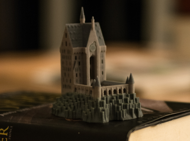 1/720 Hogwarts - Clock Tower in Full Color Sandstone