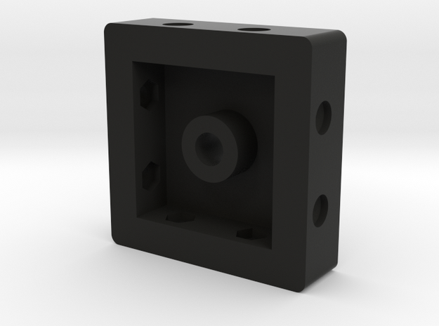 4-camera Base  in Black Natural Versatile Plastic