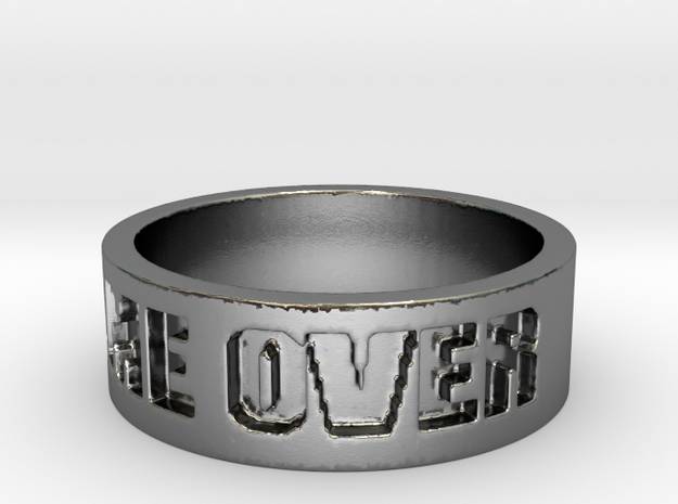 Game Over Ring in Polished Silver: 9 / 59