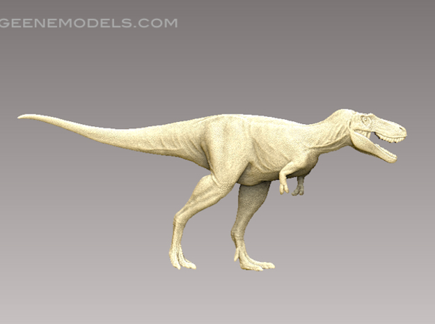 DInosaur Tyrannosaurus Juvenile Jane1:72 v1scaly in Tan Fine Detail Plastic