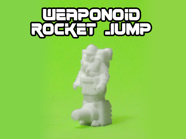 Rocket Jump Transforming Weaponoid Kit (5mm) in White Natural Versatile Plastic