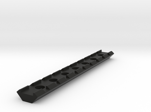 20mm Rail 145mm in Black Natural Versatile Plastic