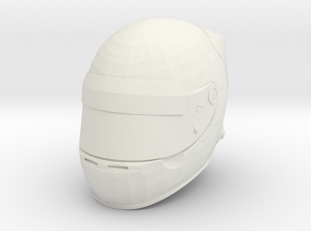Helmet F1 1/8 in White Natural Versatile Plastic