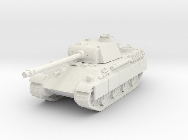 Pzkpfw IV Panther ausf G in White Natural Versatile Plastic