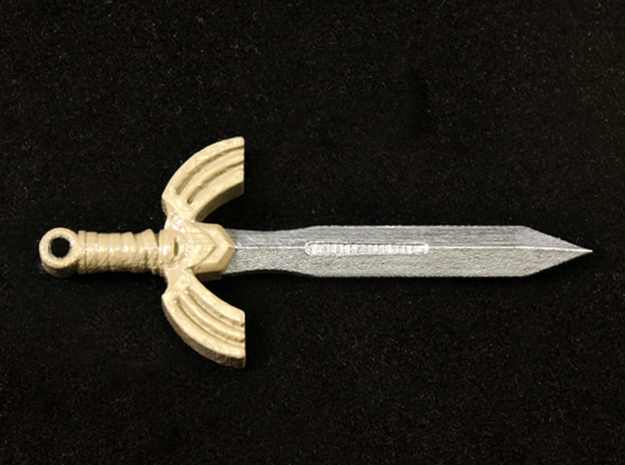 Seashell Sword in Tan Fine Detail Plastic