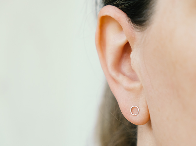 minimal stud earrings