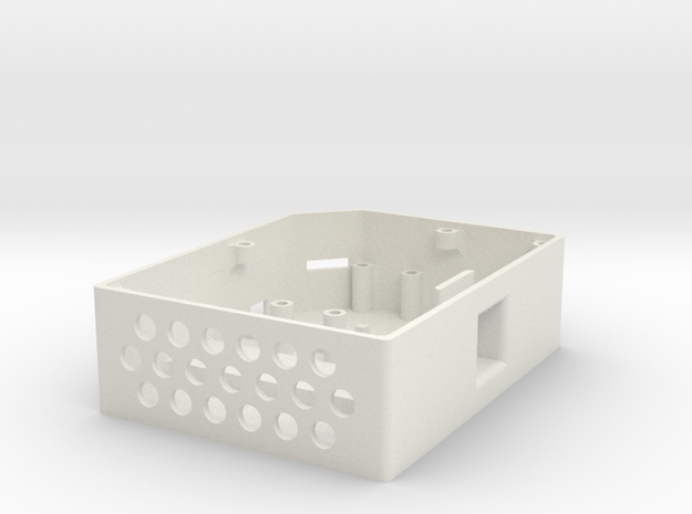 OpenBCI Box Base in White Natural Versatile Plastic