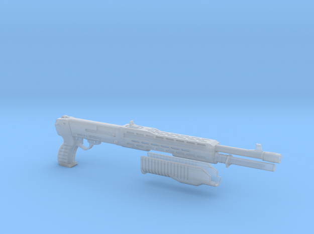 SPAS 12 1:6 scale shotgun with moveable pump