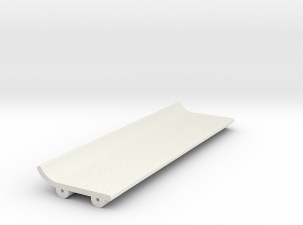 Upper Wing for Toyota GT 1 rear Wing in White Natural Versatile Plastic