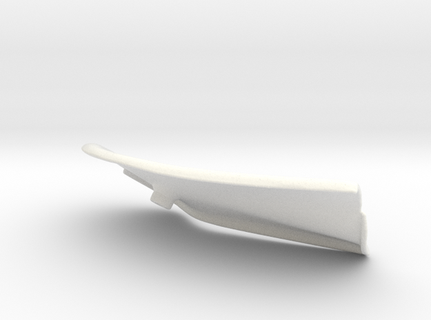 Lancia Delta Abdeckung Heckklappe Boot Plate (L) 2 in White Processed Versatile Plastic
