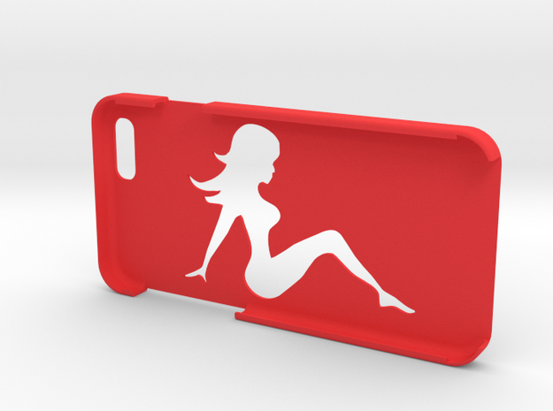 Iphone 6 "Mud Female" in Red Processed Versatile Plastic