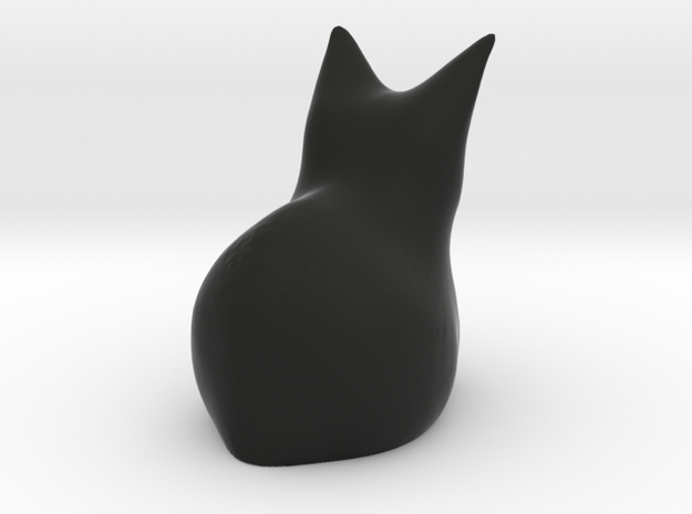 Cat'st'ue in Black Natural Versatile Plastic