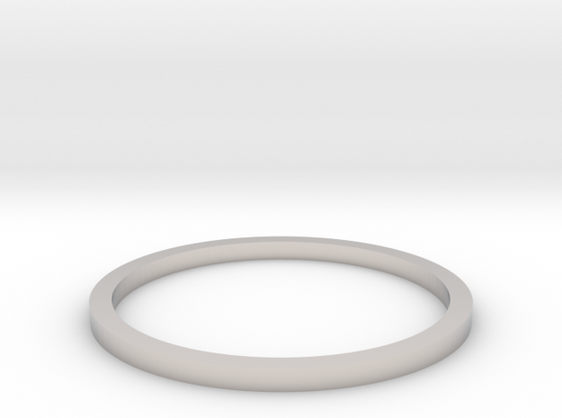 Ring Inside Diameter 15.4mm in Platinum