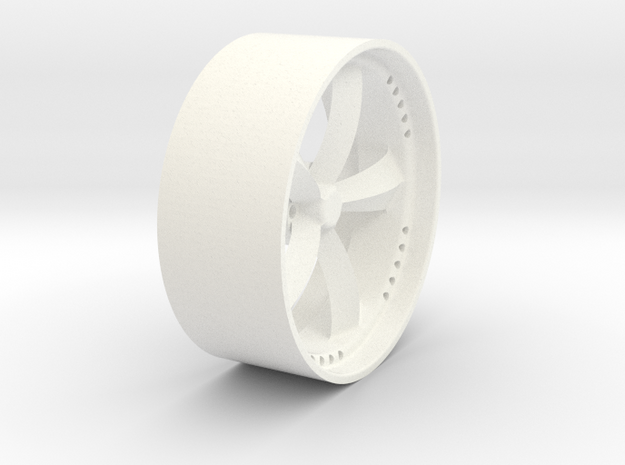 Star Force Wheel 23" in White Processed Versatile Plastic