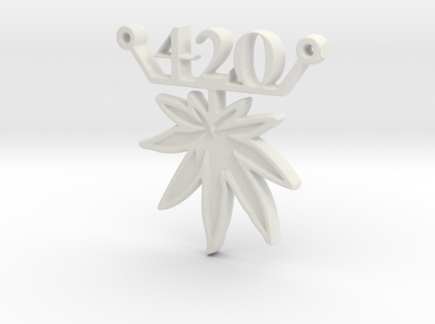 420 leaf d in White Natural Versatile Plastic