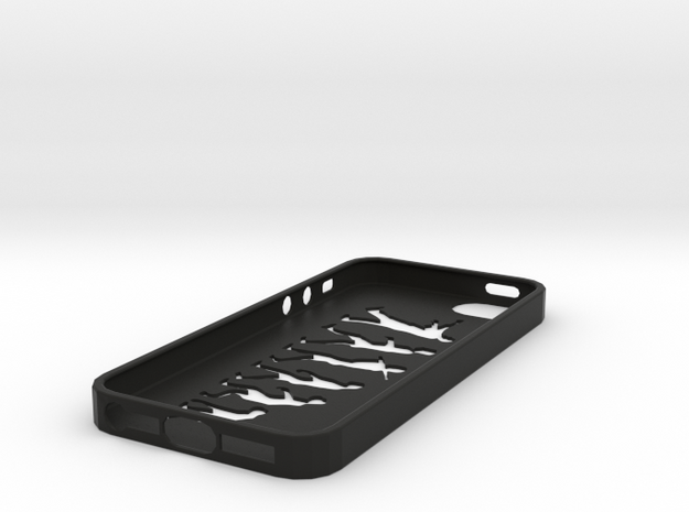 IPhone 5S Evolution Case in Black Natural Versatile Plastic