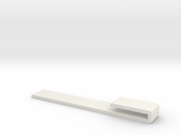Ideal Bookmark in White Natural Versatile Plastic