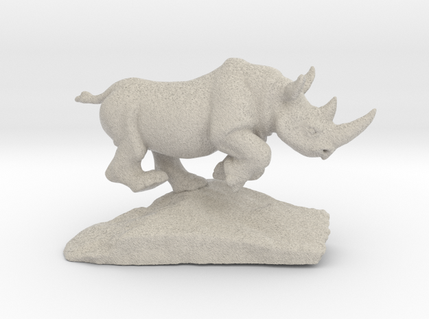 Rhino Gray 5'' Long in Natural Sandstone