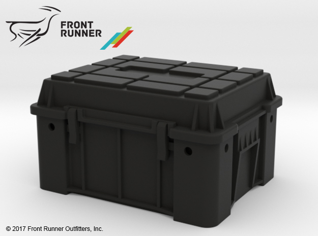 FR10011 Front Runner Wolf Pack HI-LID - CLOSED in Black Natural Versatile Plastic
