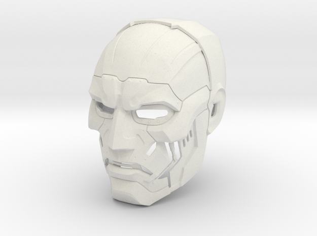 Dr Doom helmet Fantastic Four: Rise of the Silver  in White Natural Versatile Plastic