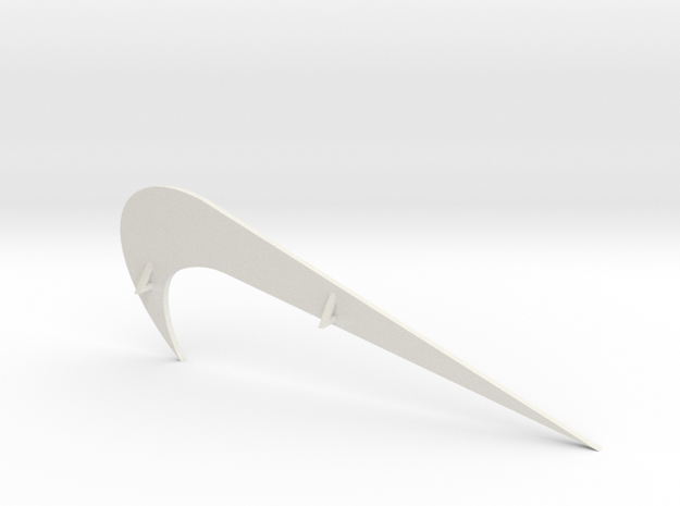Nike Swoosh Pendent in White Natural Versatile Plastic