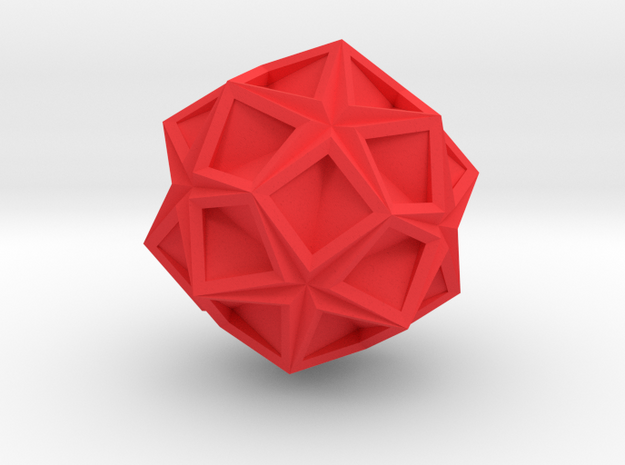 Kosudama in Red Processed Versatile Plastic