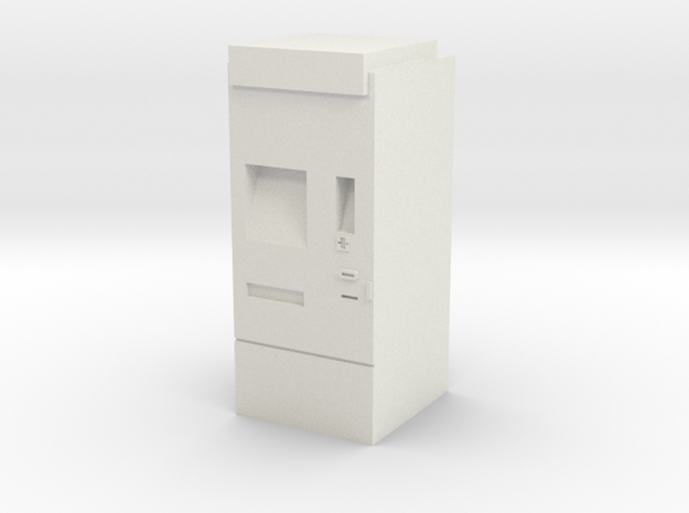 Modern ticket machine (DB and others) in White Natural Versatile Plastic: 1:87 - HO