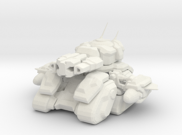 Nonscale Special Siege Tank Desktop Art in White Natural Versatile Plastic