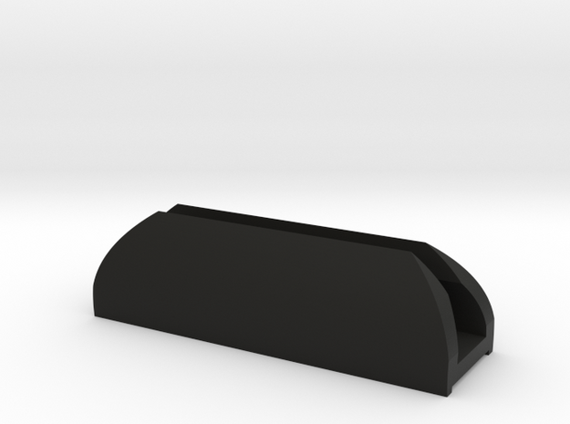 Groovy Sunshade Clip - Type A in Black Natural Versatile Plastic