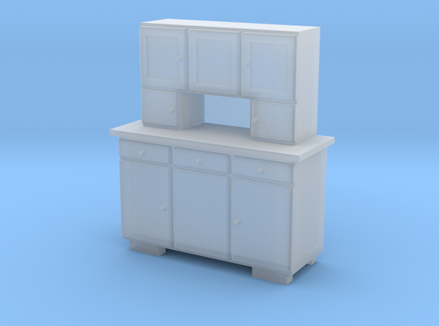 TT Cupboard 3 Doors - 1:120 in Smooth Fine Detail Plastic