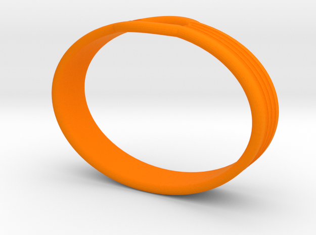 Bracelet UU in Orange Processed Versatile Plastic