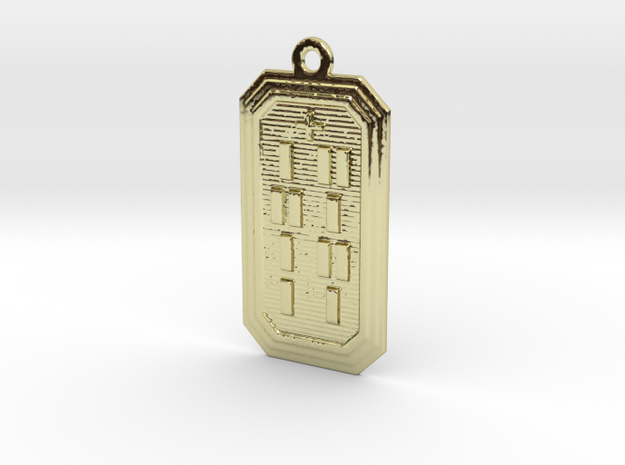 OFUNTEMPOLA in 18k Gold Plated Brass