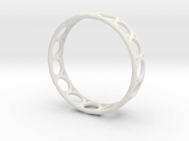 Ring 1.5mm in White Natural Versatile Plastic