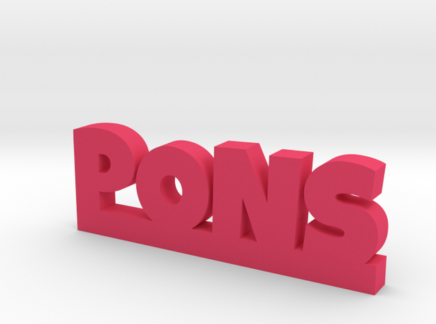 PONS Lucky in Pink Processed Versatile Plastic